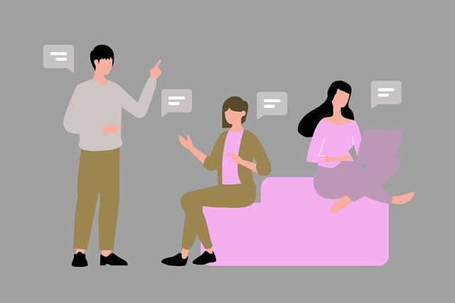 Por que o Google Translate é tão ruim? Falhas da tradução automática 4 Uma ilustração em que as pessoas discutem.