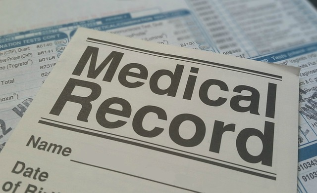 Medical Document Translation: Translating Health Records 6 Close-up view of a medical record’s front cover.