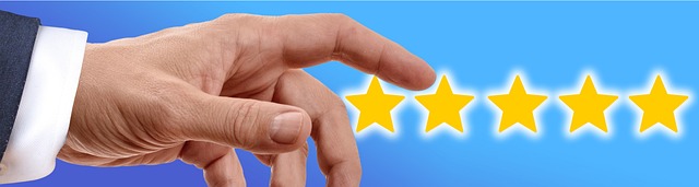 Rapid Translate Reviews: Discover the Agency’s Reputation 3 A person touches a five-star review panel with a finger.