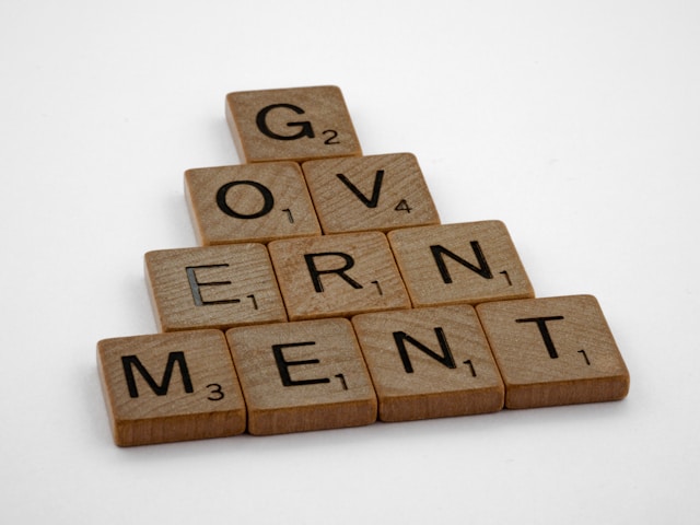 Approved Translation Services for USA Agencies 5 Scrabble tiles arranged to spell “GOVERNMENT.”