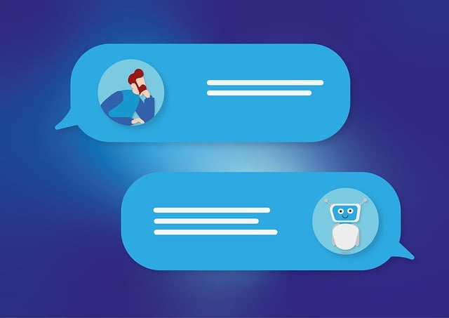 DeepL vs Google Translate:哪个更好?8 某人与聊天机器人聊天的插图。